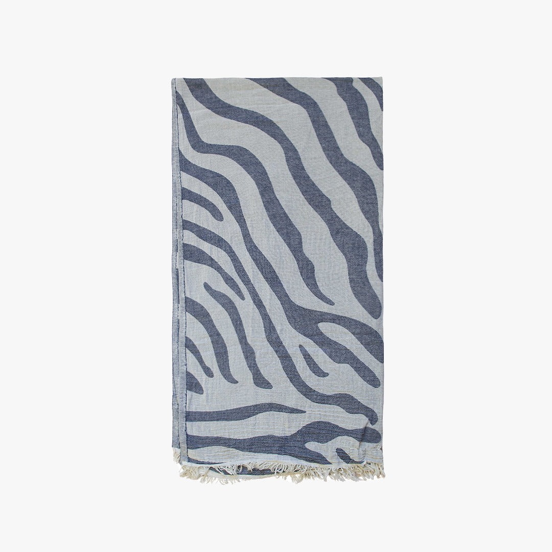 Cotton Luxe Navy Beach Towel